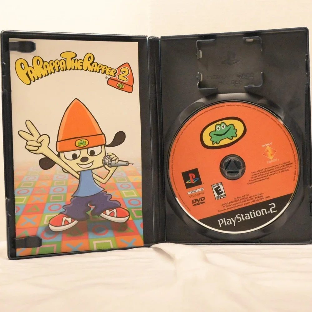 PaRappa the Rapper 2 CIB Sony PS2 Complete w/ Case Manual Disc